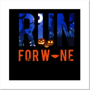 Run For Wine Halloween Posters and Art